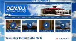 Desktop Screenshot of bemidjiairport.org